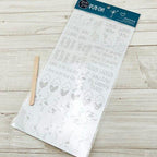 Simon Says Stamp! ModaScrap LOVE IS IN THE AIR Glue Rub On For Foil msro011
