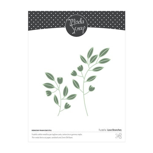 Simon Says Stamp! ModaScrap LOVE IS IN THE AIR BRANCHES Dies msf1217