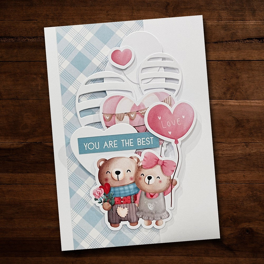 Paper Rose LAYERING BALLOONS Dies 28882 you are the best