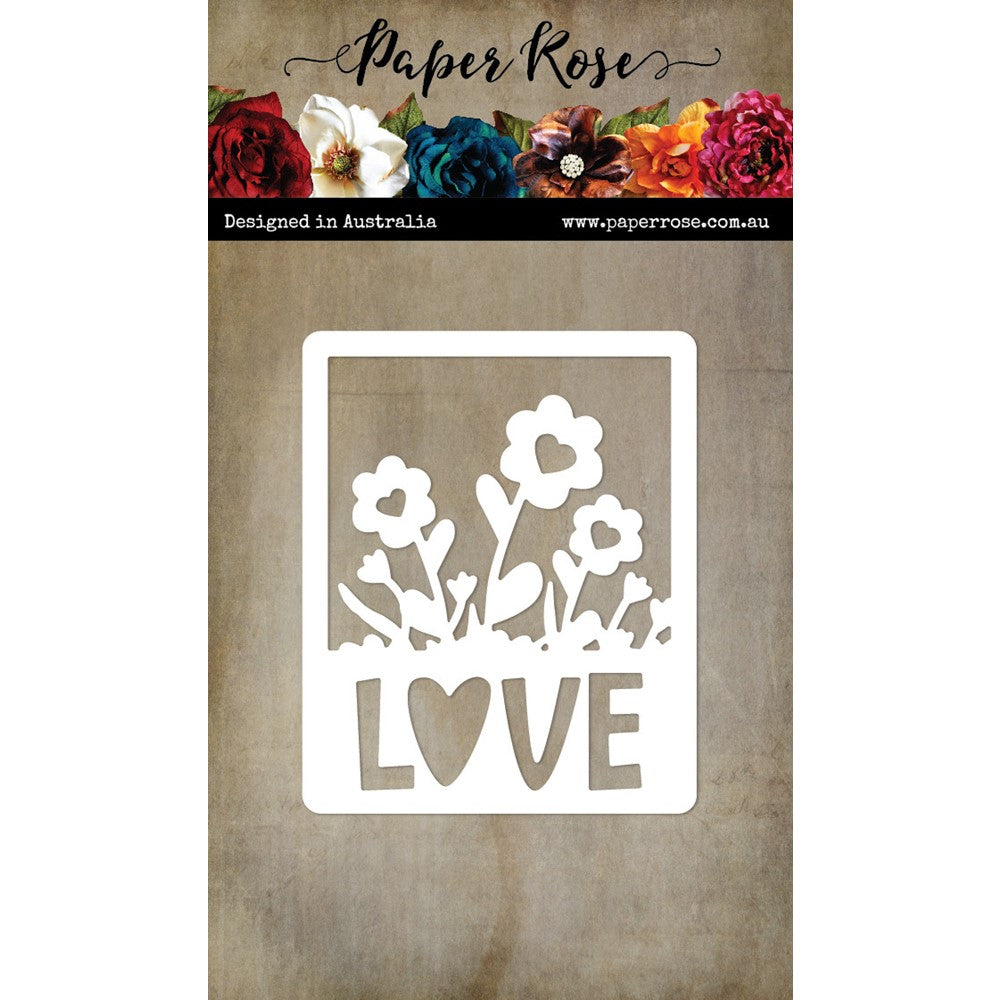 Paper Rose LOVE FRAME Die 28858