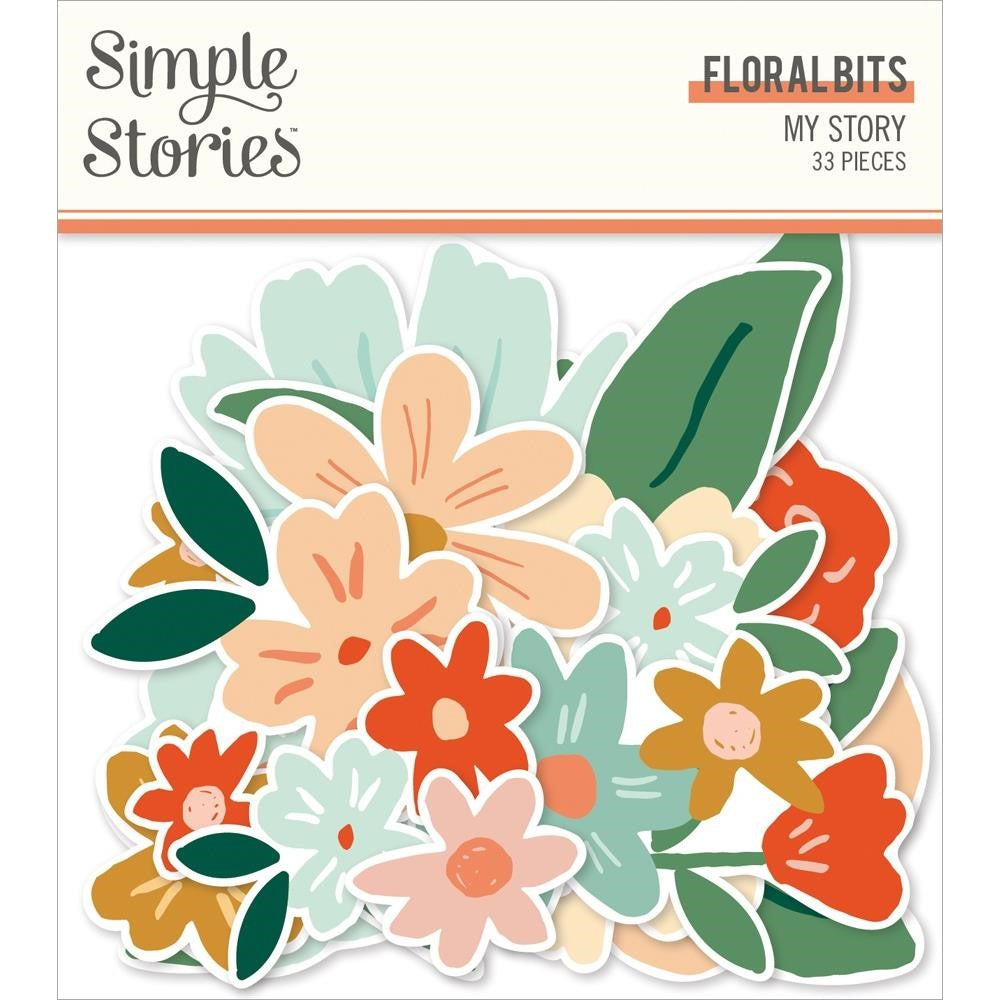 Simple Stories MY STORY Floral Bits and Pieces 19319