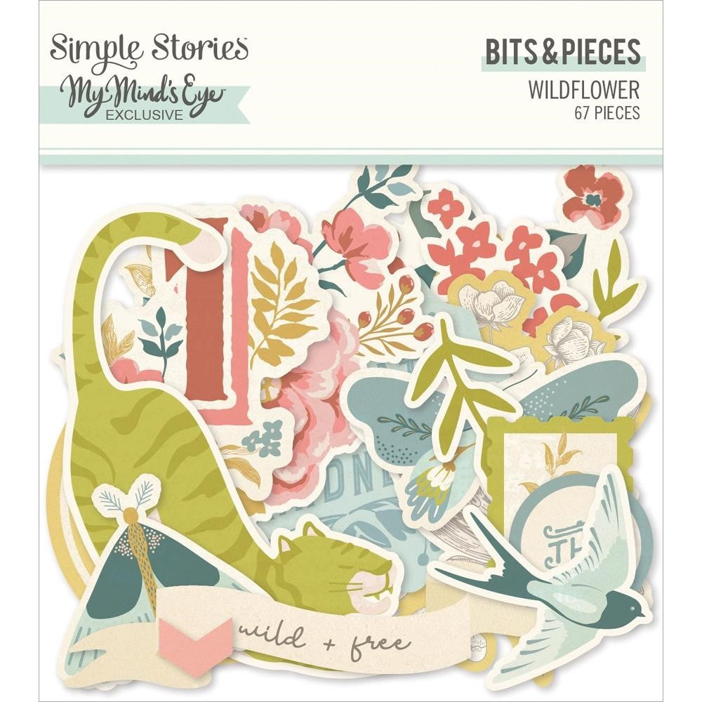Simple Stories WILDFLOWER Bits and Pieces 19517