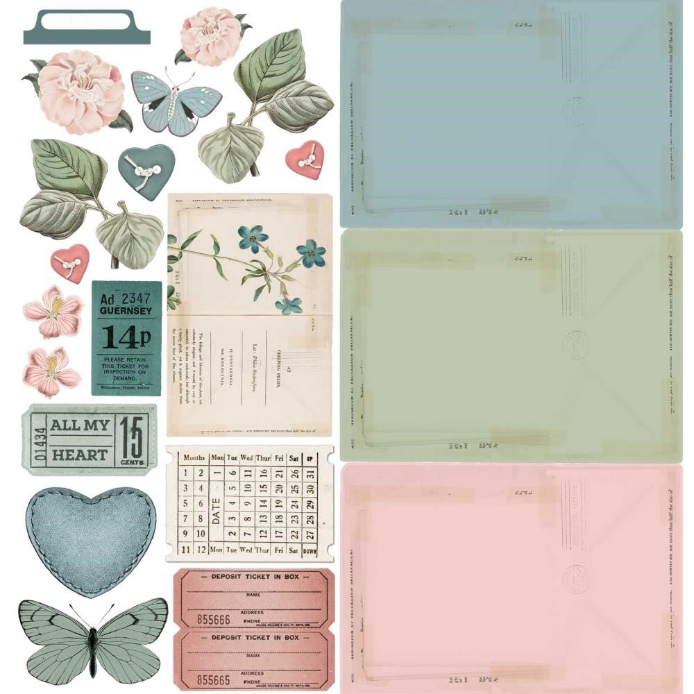 49 and Market VINTAGE ARTISTRY TRANQUILITY 12 x 12 Collection Paper Pack VAT-39623 detail