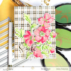 Altenew SWAMP BUTTERCUP Layering Stencils ALT7609 smile