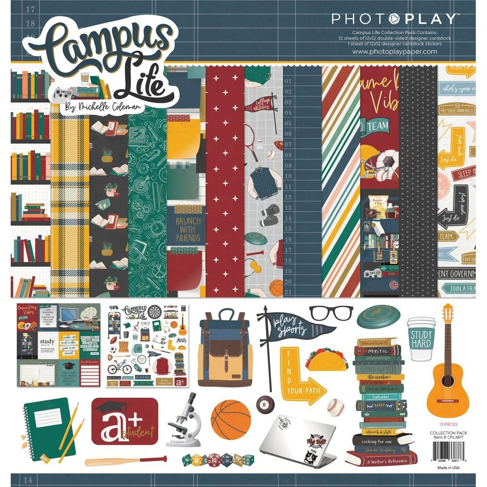 Photoplay CAMPUS LIFE BOY 12 x 12 Collection Pack cpl3877