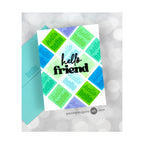 Altenew WILD GERANIUM Clear Stamps ALT7607 hello friend | color-code:ALT4