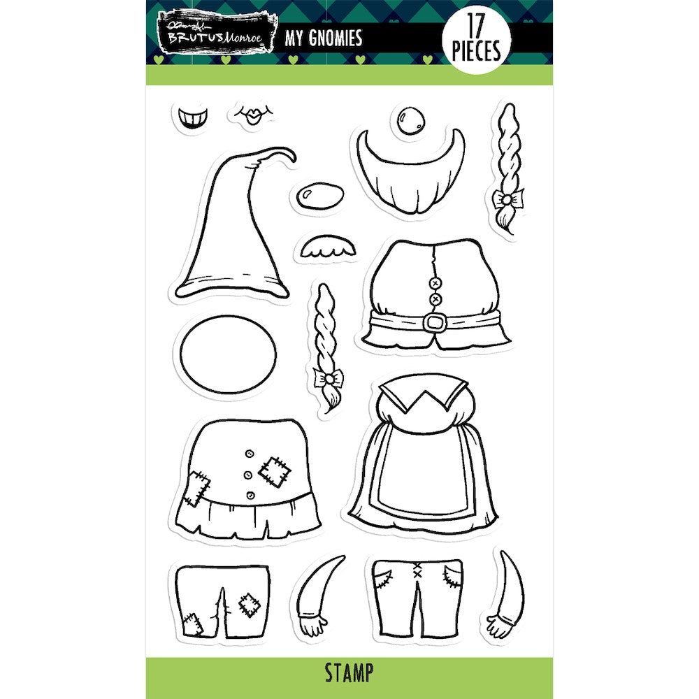 Brutus Monroe MY GNOMIES Clear Stamps bru0678