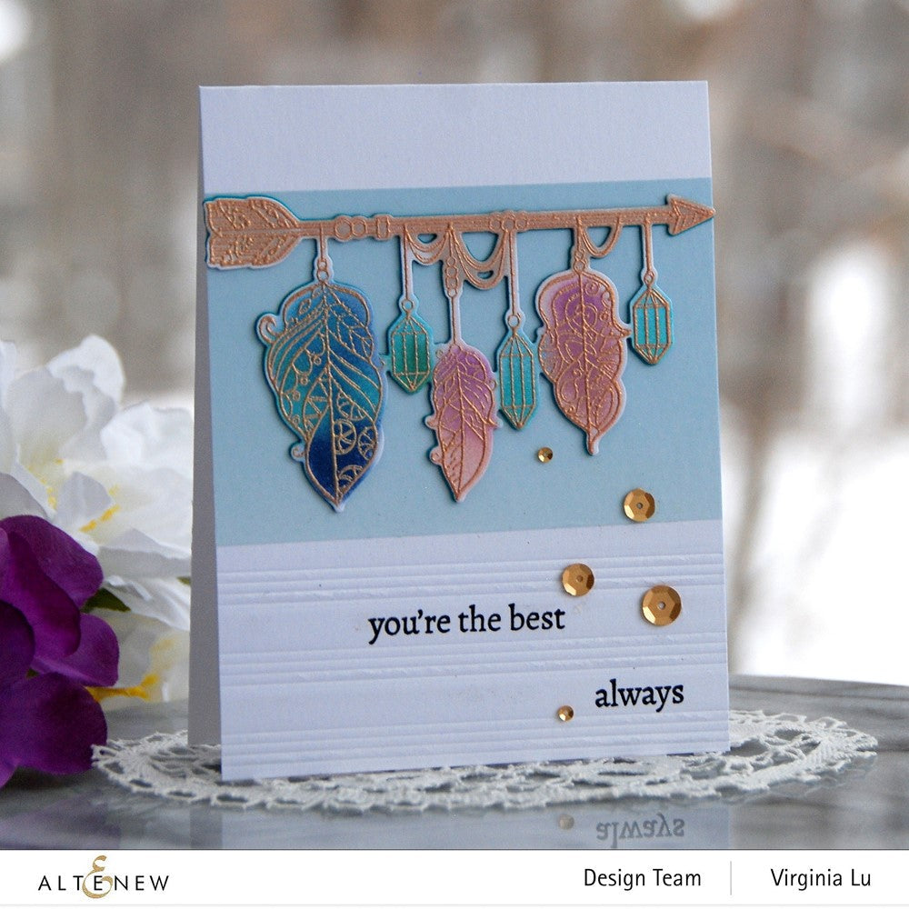Altenew BOHO ARROW Clear Stamps ALT7596 you're the best