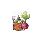 Stamping Bella GNOME FARMER Cling Stamp eb1198