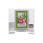 Stamping Bella GNOME FARMER Cling Stamp eb1198 beet