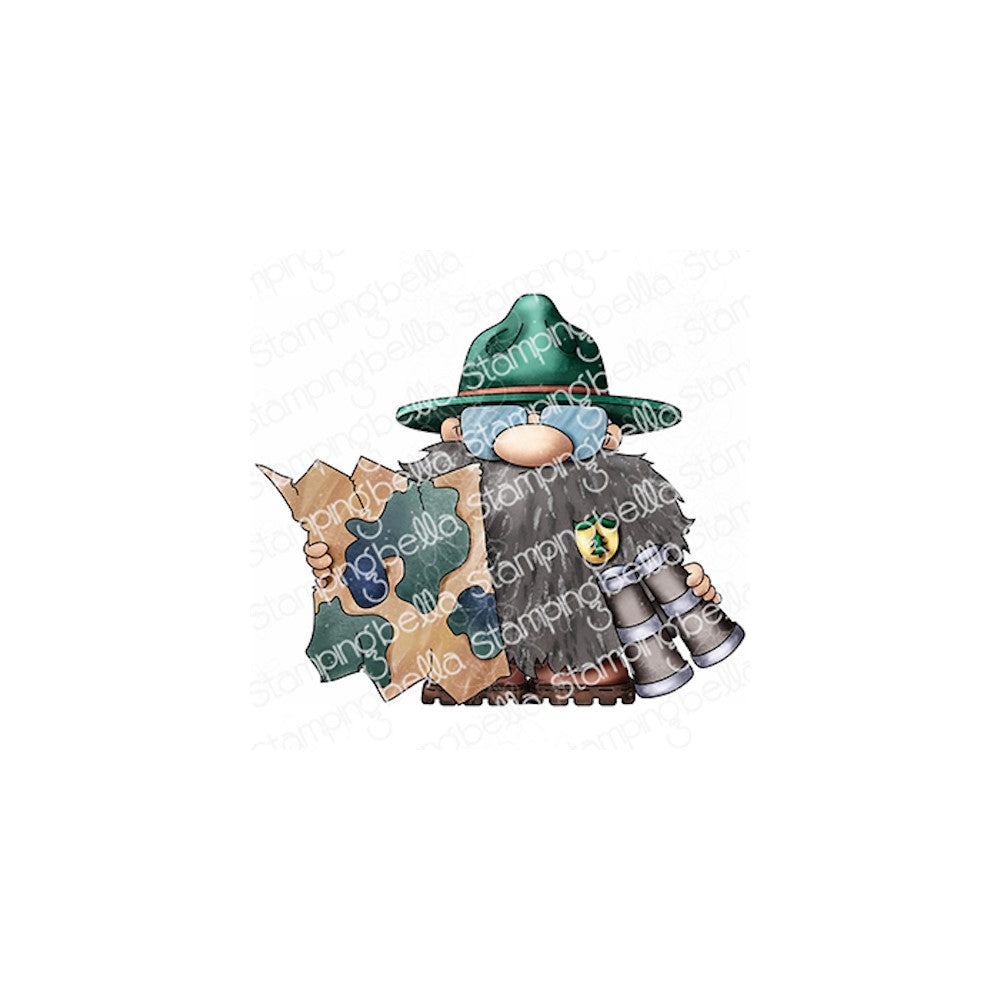 Stamping Bella GNOME PARK RANGER Cling Stamp eb1202