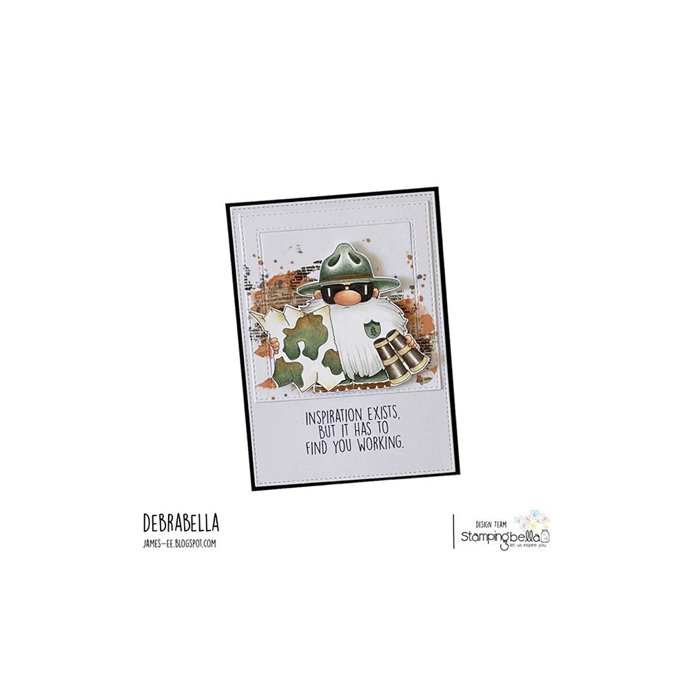 Stamping Bella GNOME PARK RANGER Cling Stamp eb1202 inspiration exists