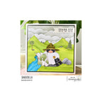 Stamping Bella GNOME PARK RANGER Cling Stamp eb1202 thank you