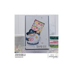 Stamping Bella GNOME POLICE OFFICER Cling Stamp eb1203 donuts