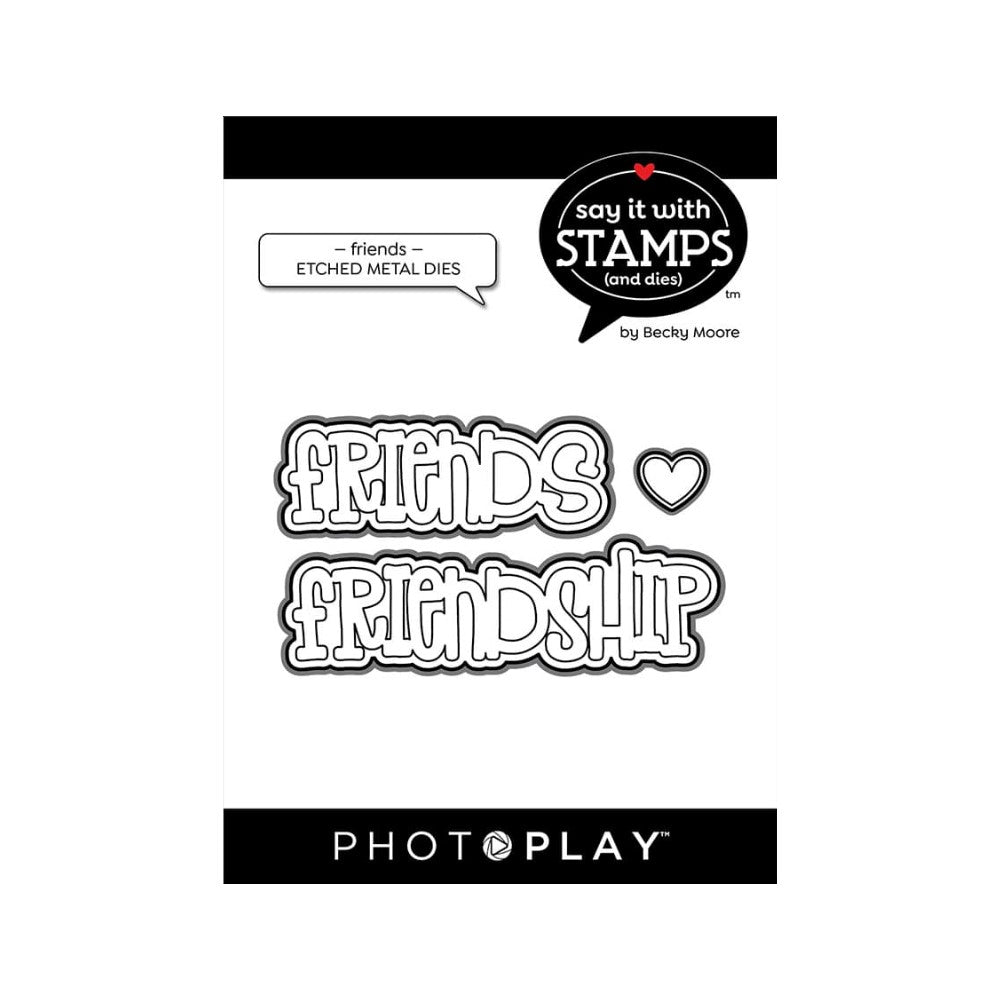 PhotoPlay FRIENDS-FRIENDSHIP Die Set sis3805