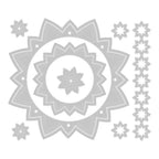 Sizzix GEO FRAMES AND BORDERS Thinlits Dies 666121 detail