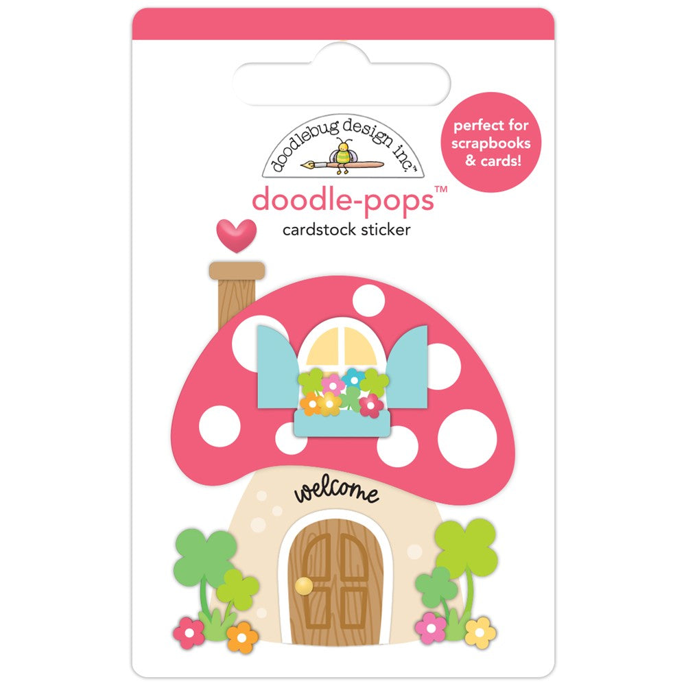 Doodlebug GNOME SWEET GNOME Doodle Pops 3D Stickers 7966