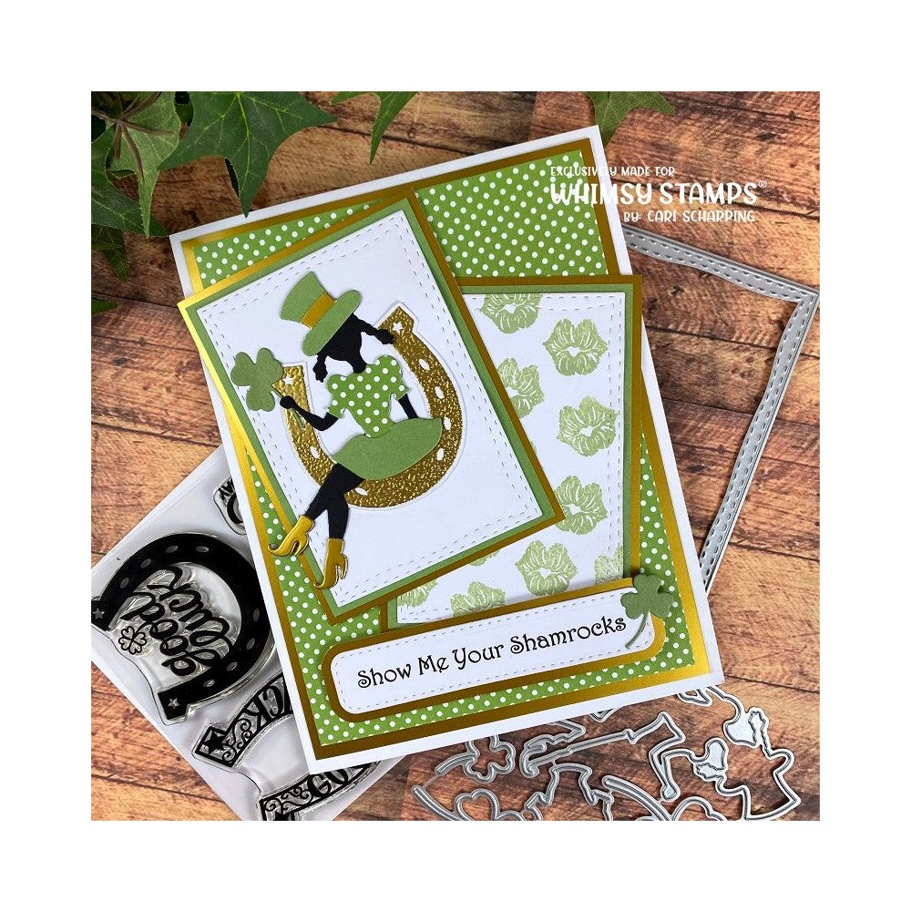 Whimsy Stamps SHENANIGANS LASSIE Dies WSD373a kiss