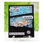 Whimsy Stamps DOGGIE NAUGHTY Clear Stamps C1411 birthday