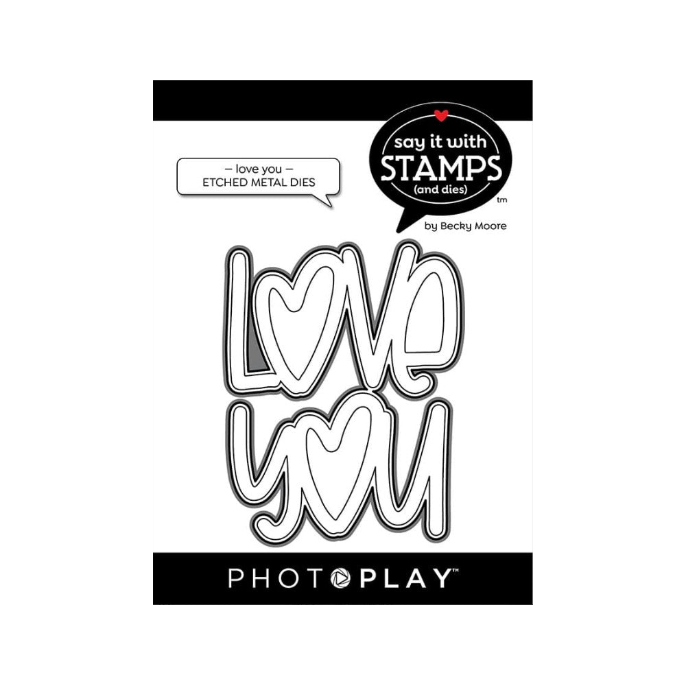 PhotoPlay LOVE YOU Die Set sis3815