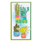 S5-556 Spellbinders SUCCULENTS Etched Dies hugs