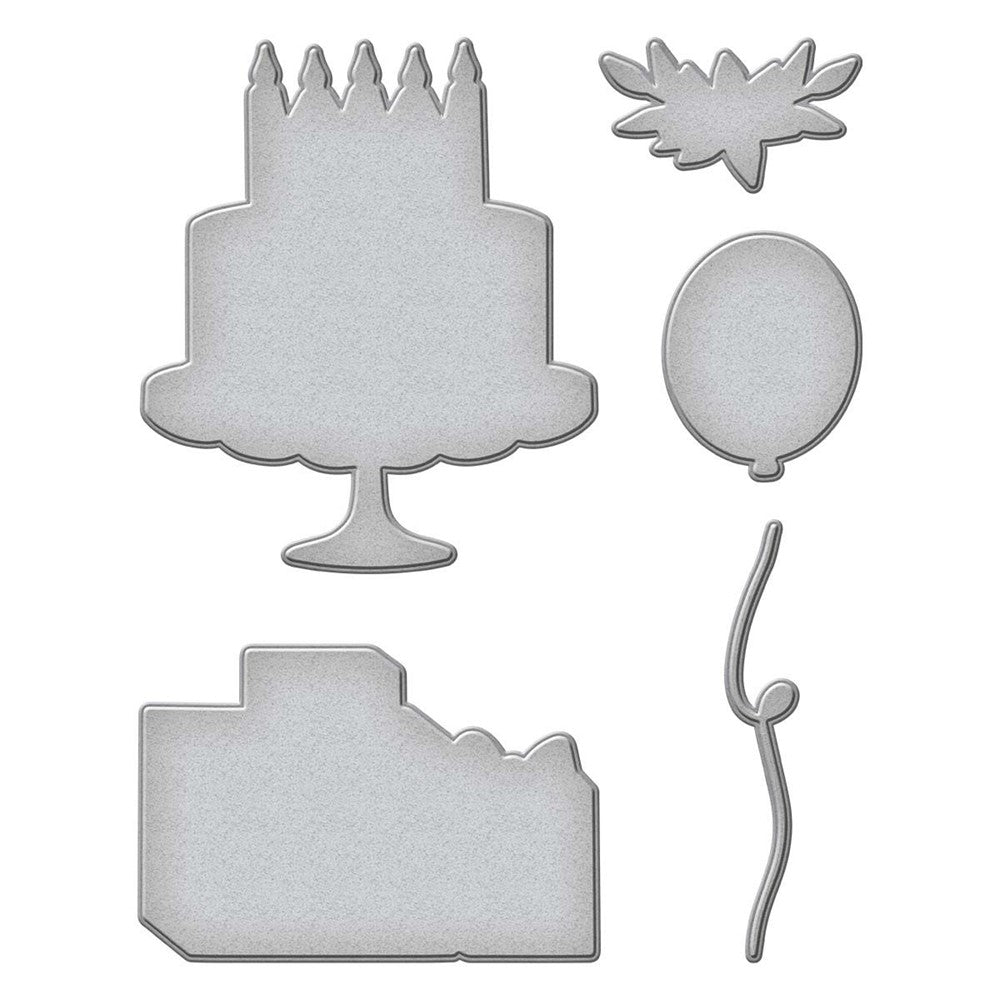 S4-1259 Spellbinders BIRTHDAY BASICS Etched Dies