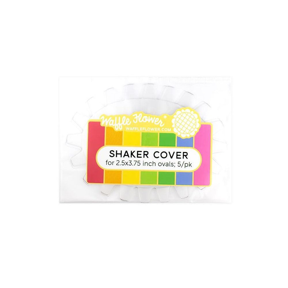 Waffle Flower SHAKER COVER 3.75 x 5 OVAL WFE042 main