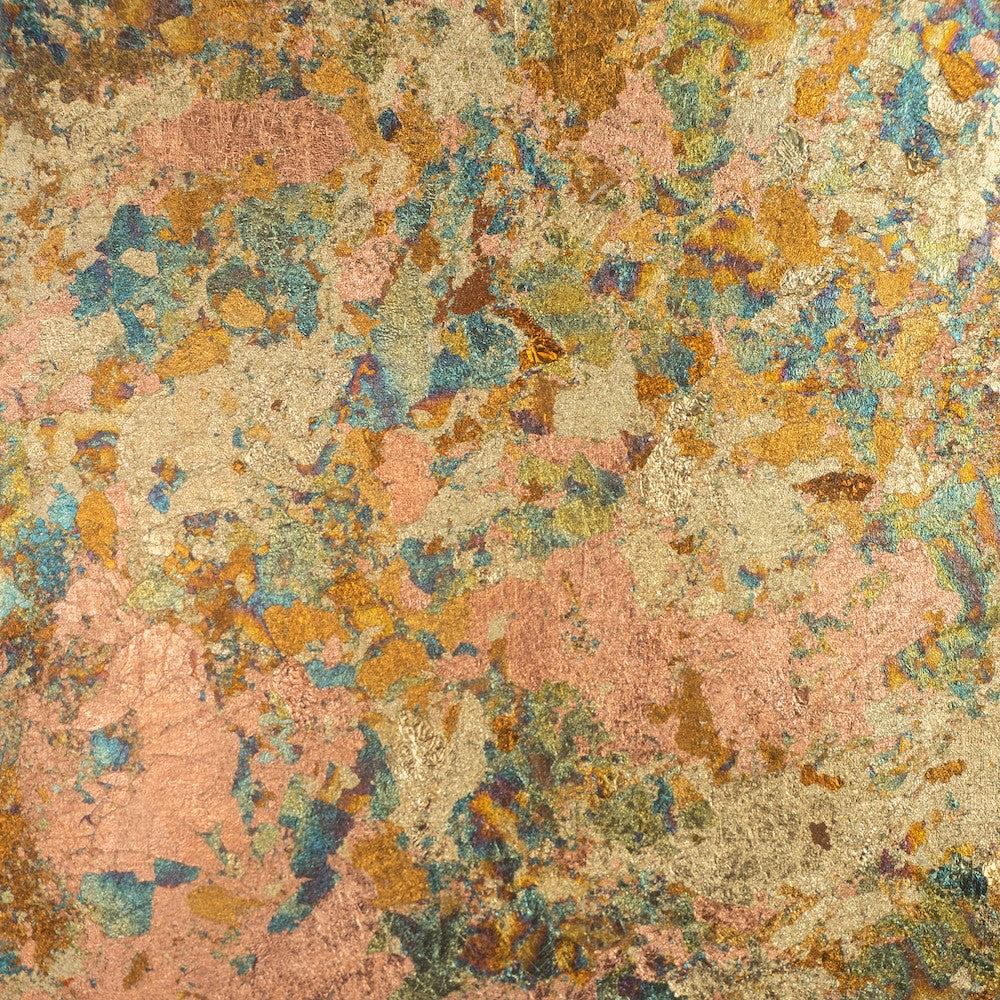 Cosmic Shimmer COPPER TEAL Gilding Flakes csgfteal Copper detail