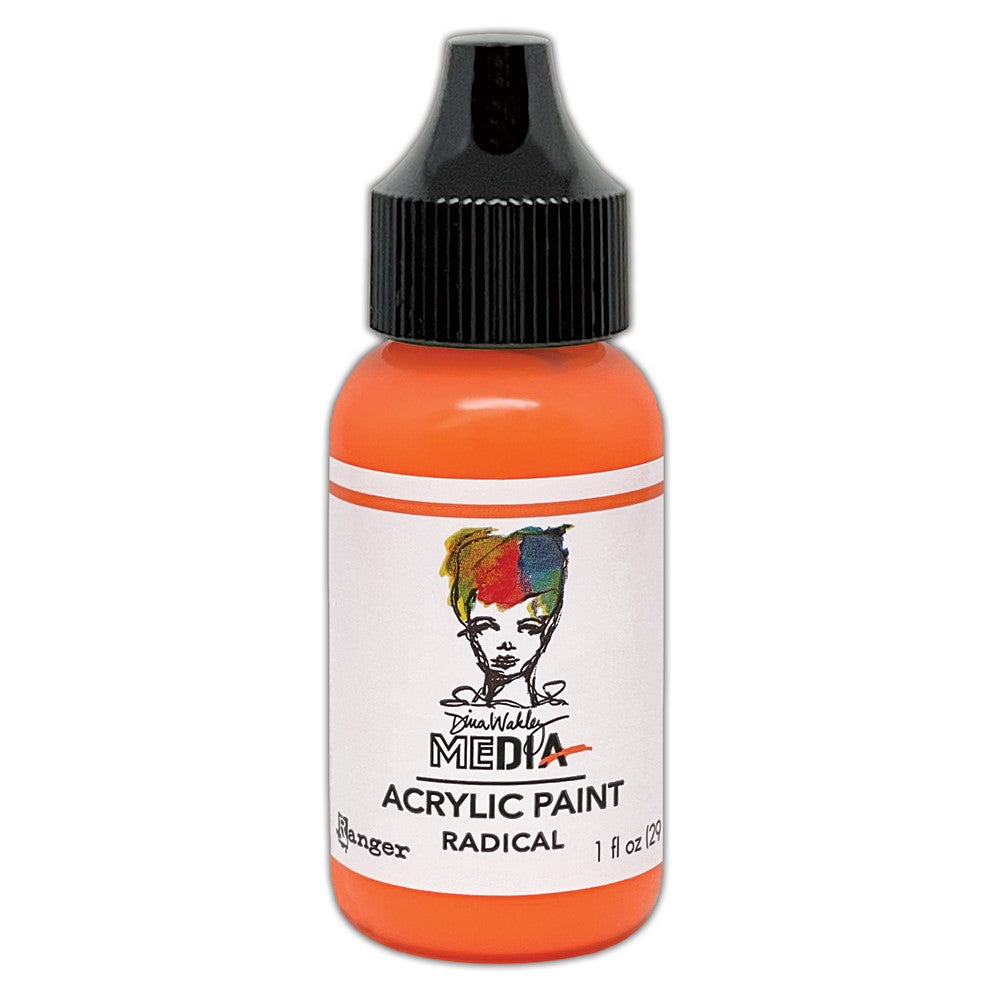 Dina Wakley Ranger RADICAL 1OZ Media Acrylic Paint mdq82866