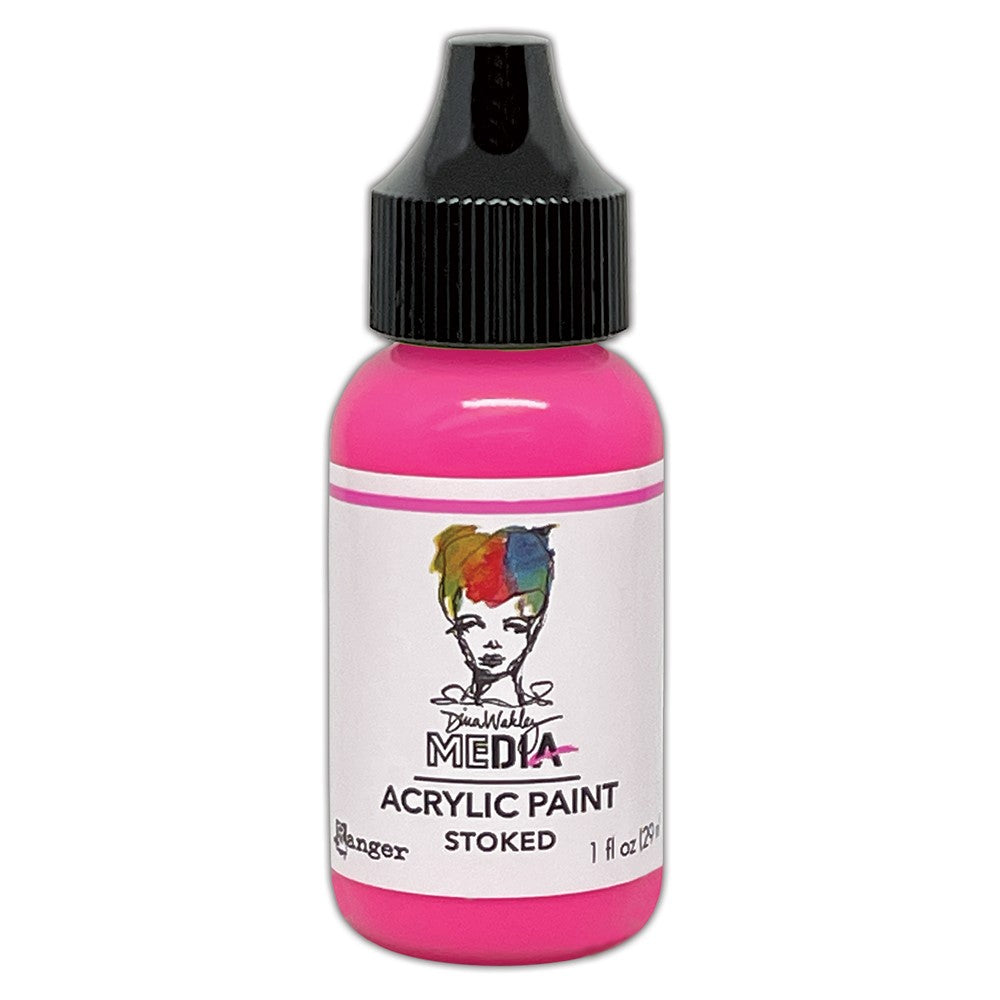 Dina Wakley Ranger STOKED 1OZ Media Acrylic Paint mdq82873