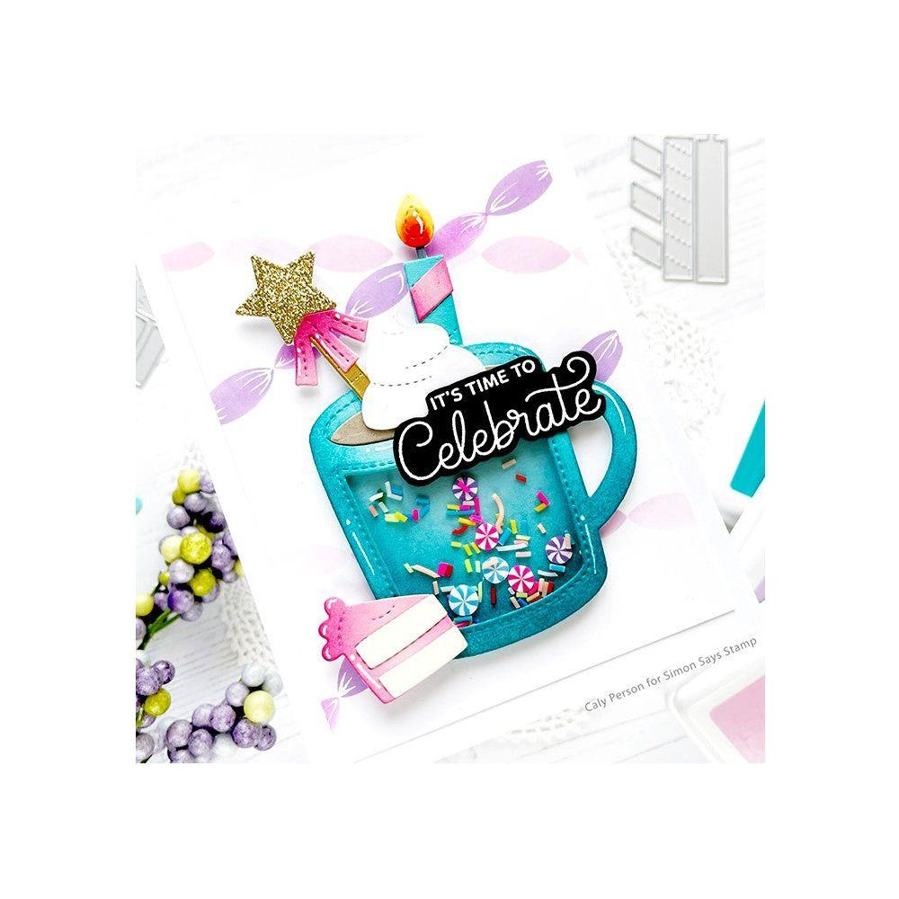 Pretty Pink Posh FUNFETTI MIX Clay Confetti mug | color-code:ALT03