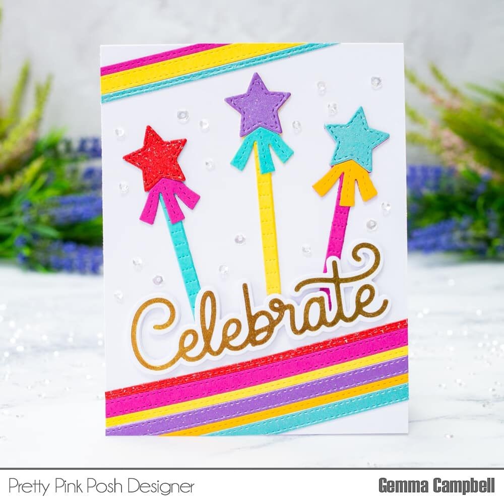 Pretty Pink Posh BIRTHDAY MUG ADDITIONS Dies celebrate