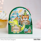Pretty Pink Posh BIRTHDAY SIGNS Dies birthday