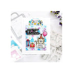 Pretty Pink Posh BIRTHDAY SENTIMENTS Clear Stamps wishes