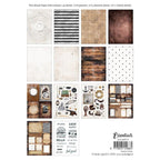 Studio Light VINTAGE TREASURES SEA Essentials Mixed Paper Pad slesmpp19 Pages detail