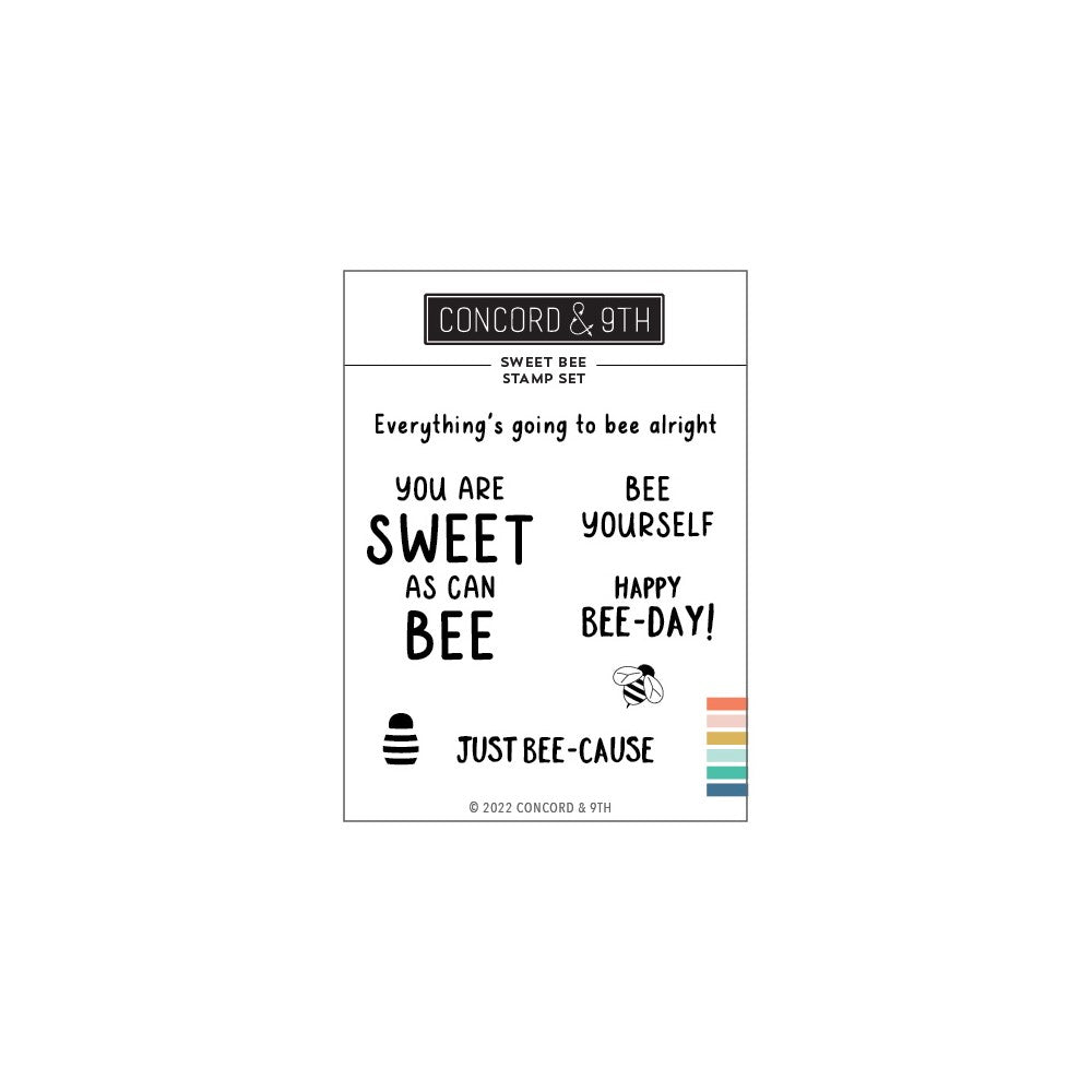 Concord & 9th SWEET BEE Clear Stamps 11759