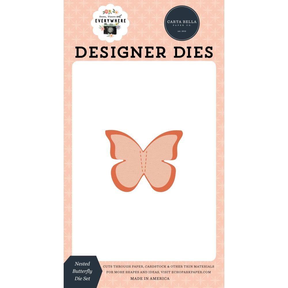 Carta Bella NESTED BUTTERFLY Die Set cbhte308041