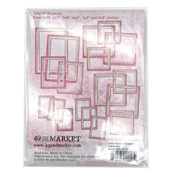 49 and Market COLOR SWATCH BLOSSOM Frames CSB-40162 Backing
