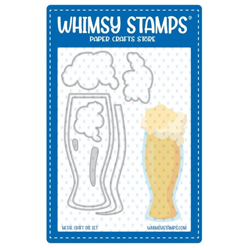 Whimsy Stamps FROSTY GLASS Dies WSD177