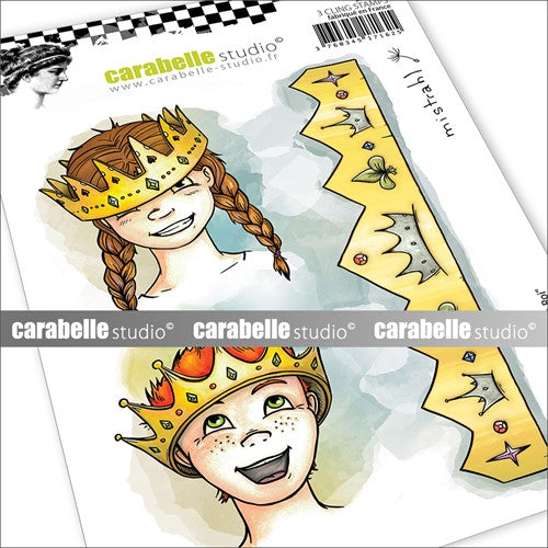 Carabelle Studio KING AND QUEEN A6 Cling Stamps sa60648