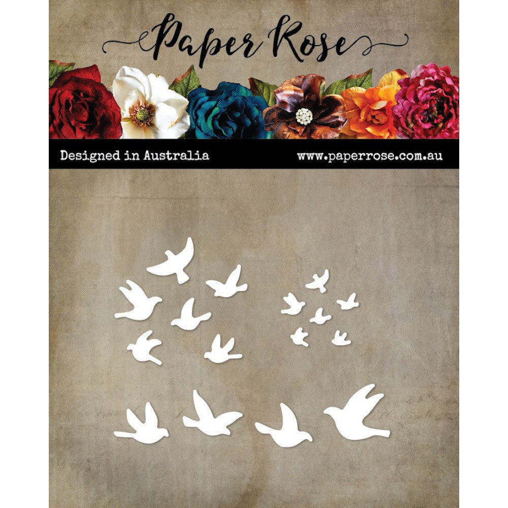 Paper Rose BIRDS Dies 28840
