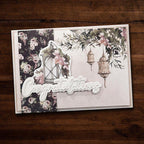 Paper Rose CONGRATULATIONS SMALL Die 28927 floral congrats card