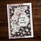 Paper Rose BOHO WEDDING Die Cuts 29125 forever always card