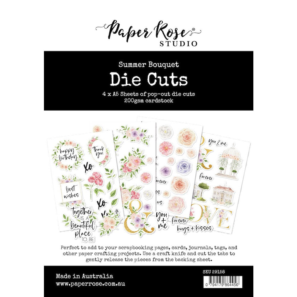 Paper Rose SUMMER BOUQUET Die Cuts 29158