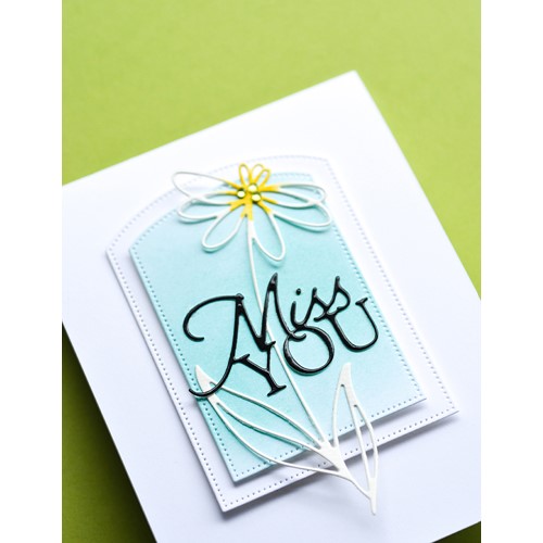 Stampendous - Daisy Collage Stamp and Die Set