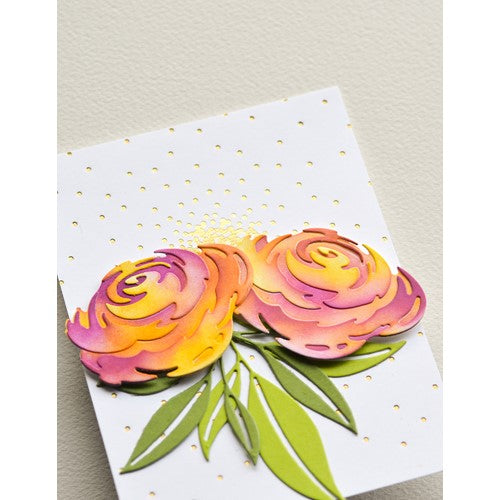 Memory Box CONFETTI DOT Hot Foil Plate mbf001 roses