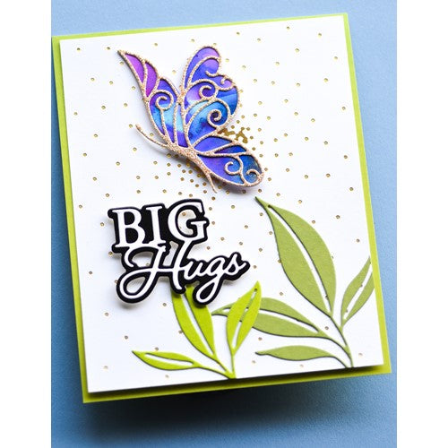 Memory Box CONFETTI DOT Hot Foil Plate mbf001 butterfly