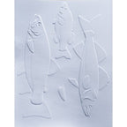 Memory Box FRESHWATER FISH 3D Embossing Folder and Dies ef1028