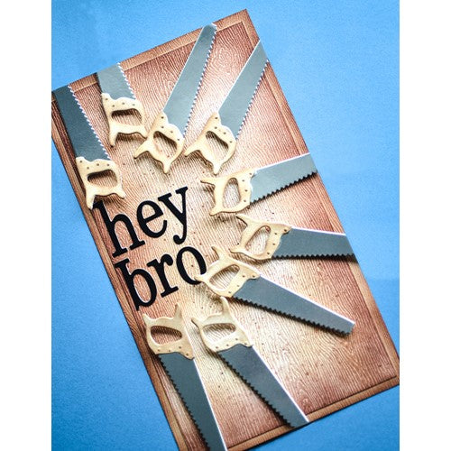 Memory Box TOOLBOX 3D Embossing Folder and Dies ef1034 saw