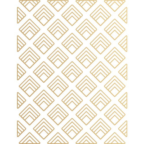 Poppy Stamps Deco Diamond Hot Foil Plate psf803